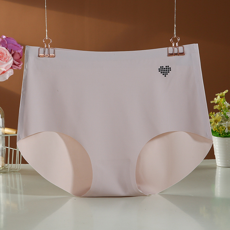 Ženske gaćice visokog struka, plus size, ice silk tkanina, brzo se suše, prozračne, ravna tkanina
