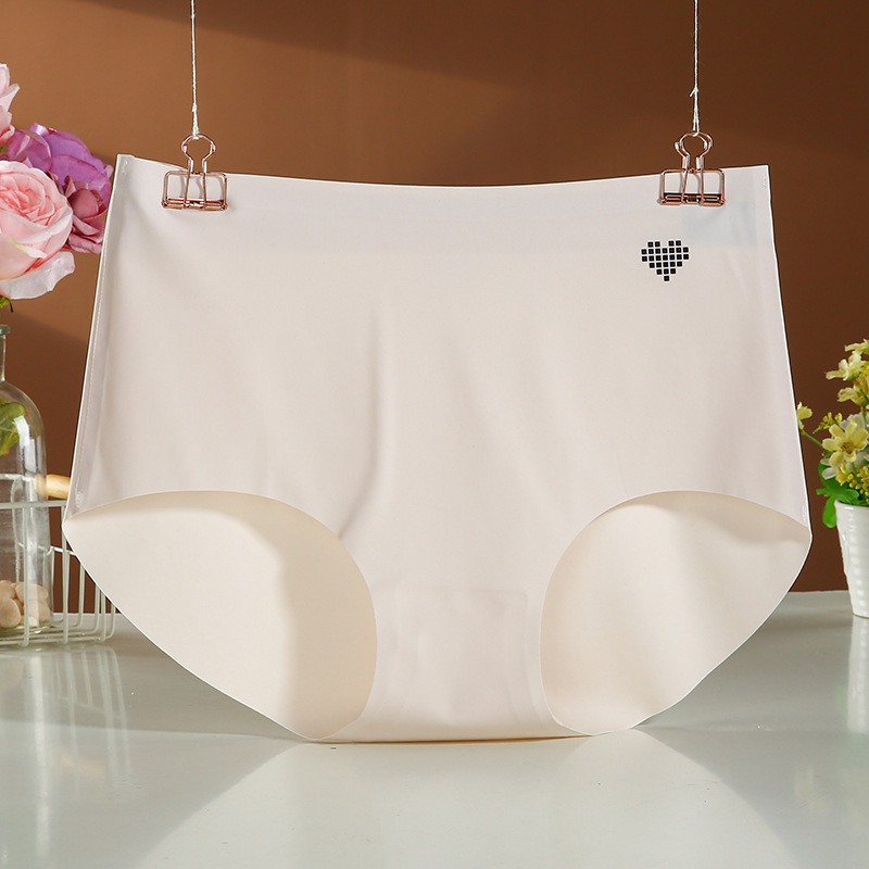 Ženske gaćice visokog struka, plus size, ice silk tkanina, brzo se suše, prozračne, ravna tkanina