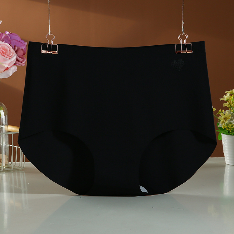 Ženske gaćice visokog struka, plus size, ice silk tkanina, brzo se suše, prozračne, ravna tkanina