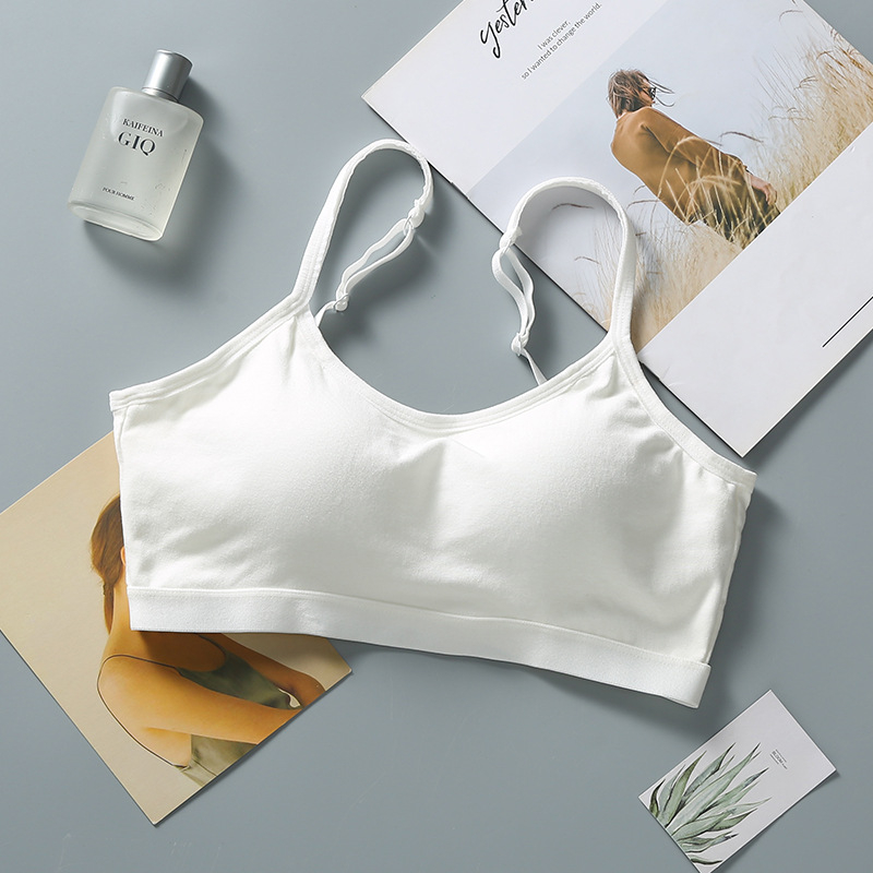 Памучен безжичен бюстгъртник без презрамки, тръбичка с вградени подплънки, дантела, U-гръб