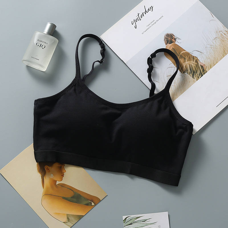 Памучен безжичен бюстгъртник без презрамки, тръбичка с вградени подплънки, дантела, U-гръб