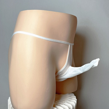 Runtake Vyriski apatiniai su žemu juosmeniu, Milk Silk, U-formos kišenė, kvėpuojantys ir kūno formavimas