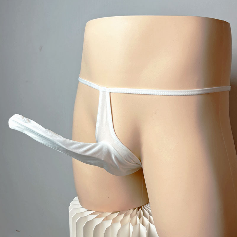 Runtake Vyriski apatiniai su žemu juosmeniu, Milk Silk, U-formos kišenė, kvėpuojantys ir kūno formavimas