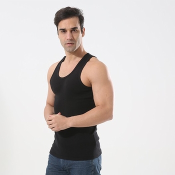 Vyriska I formos liemenė, 100% medvilnė, apvalus kaklo, vidutinio tankio audinys 141–160 g/m²