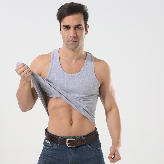 Vyriska I formos liemenė, 100% medvilnė, apvalus kaklo, vidutinio tankio audinys 141–160 g/m²