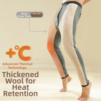 Fűtő nadrág fleece-beléssel (két rétegű; extra vastag 501–600 g/m²; 50–70% gyapjú; szélálló)