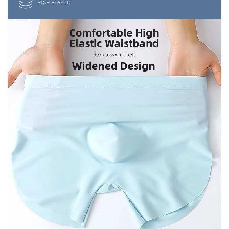 Ice Silk pánske boxerky, hlavná tkanina 95–100% polyester, výstelka rozkroku 80–90% nylon, priedušné, rýchloschnúce