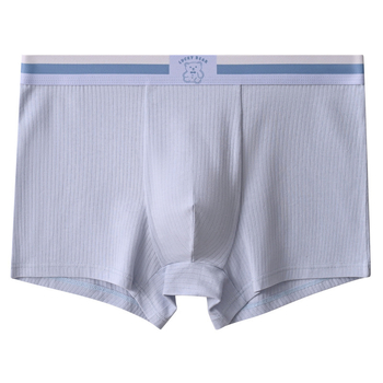 Boxeri bărbați din bumbac, unicolor, respirabili și antibacterieni, talie medie, fără cusături, căptușeală de viscoză (90–95%).