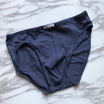 Férfi elasztikus pamut briefek, középmagas derék, lélegző, pamut alátét a lágyéknál