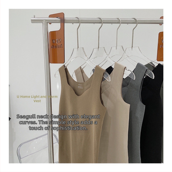 Ingeya Ženska topla tank vesta s okruglim izrezom, jednostruka