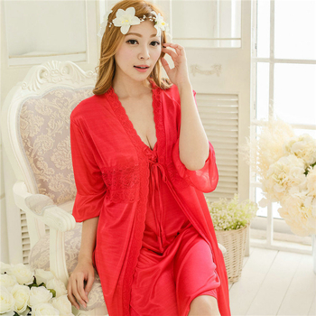 Ženski luksuzni dvodijelni komplet pidžama od Ice Silk, camisole stil, ljetno, 80–90% poliestera