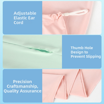 Qianqianwo Išorinės vėsinančios rankų rankovės, poliesteris, unisex, vienos spalvos, skirtos bėgimui, dviračių sportui, žygiams, stovyklavimui ir žvejybai