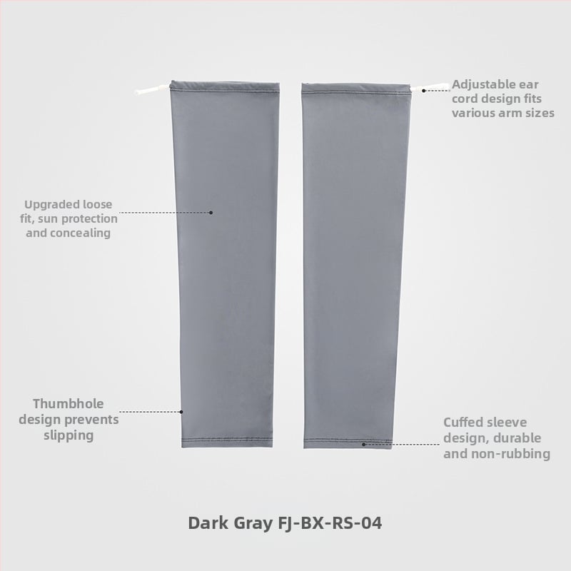 Qianqianwo Išorinės vėsinančios rankų rankovės, poliesteris, unisex, vienos spalvos, skirtos bėgimui, dviračių sportui, žygiams, stovyklavimui ir žvejybai