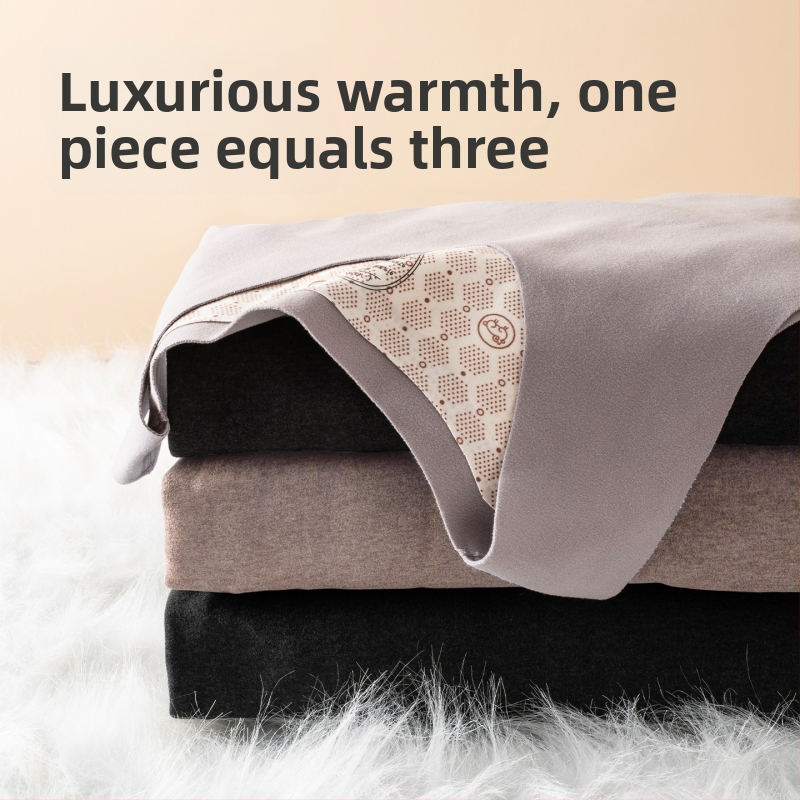 Férfi gyapjú patch termosz-vest kapucnival, fleece beléssel, dupla rétegű, extra vastag