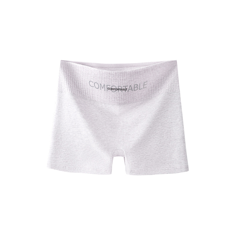 Moterų saugos šortai su aukštu juosmeniu pilvo formavimui, antibakterinė kirkšnies sritis tarp kojų, pagrindinė medžiaga 95% medvilnė, kirkšnies įdaila 100% medvilnė