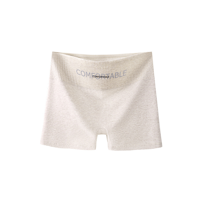 Moterų saugos šortai su aukštu juosmeniu pilvo formavimui, antibakterinė kirkšnies sritis tarp kojų, pagrindinė medžiaga 95% medvilnė, kirkšnies įdaila 100% medvilnė