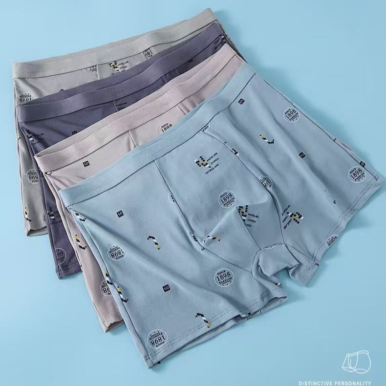 Férfi boxeralsó, középmagas derék, antibakteriális, légáteresztő, gyorsan száradó, poliészter anyag