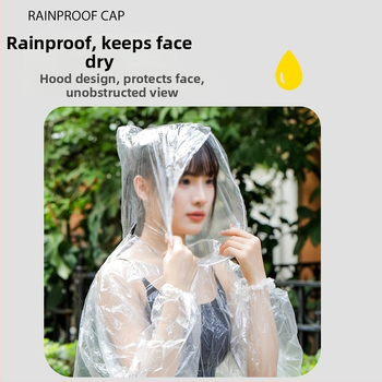Kortų stiliaus lietaus pončas, EVA audinys, įprasto storio, tinkamas suaugusiems ir vaikams, žygiams