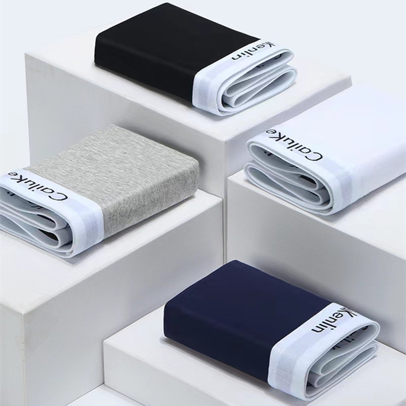 Férfi boxeralsó – tiszta pamut, középső derekú, kötött anyag, lélegző és rugalmas