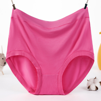 Ženske gaćice visokog struka od modalnog materijala, prozračne, s podizanjem bokova i oblikovanjem abdomena, jednobojne, veličina plus