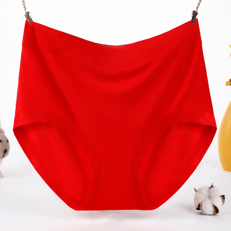 Ženske gaćice visokog struka od modalnog materijala, prozračne, s podizanjem bokova i oblikovanjem abdomena, jednobojne, veličina plus