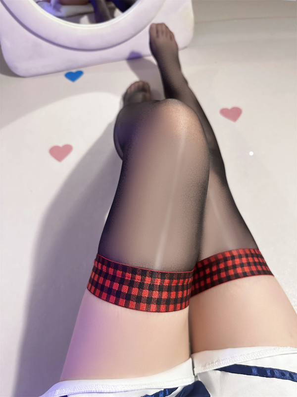 Aurora Grid harisnya a térd felett, virágos és háló mintázat, 15D nylon, vékony átlátszó, anti-snag, hosszú cső