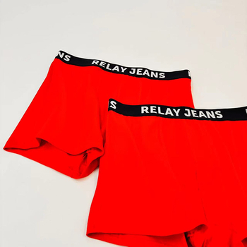 Férfi légáteresztő pamut boxerek, középmagasságú derékrész, kötött anyag, egyszínű