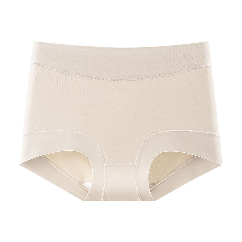 Moterų aukšto liemens medvilniniai apatiniai, kvėpuojantys, antibakteriniai, intarpas 100% medvilnė