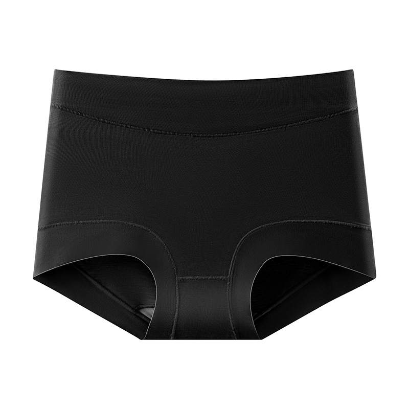 Moterų aukšto liemens medvilniniai apatiniai, kvėpuojantys, antibakteriniai, intarpas 100% medvilnė