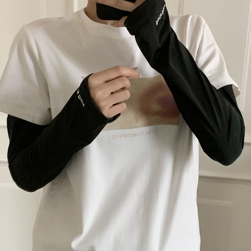 Moteriškos rankų rankovės – UV apsauga, poliesteris, dryžiai, vasara