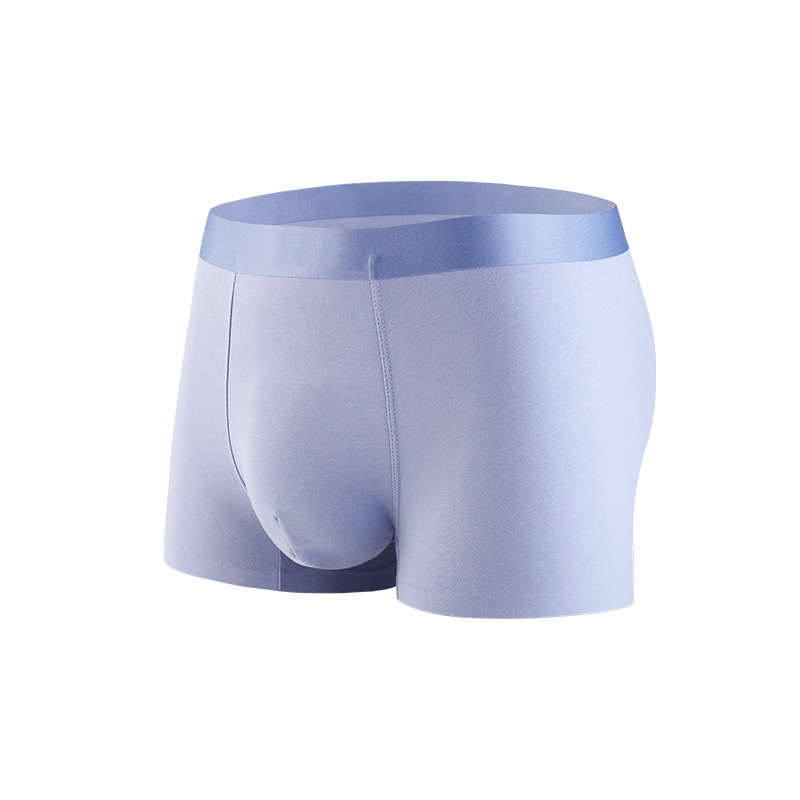 Boxeri bărbați din bumbac, fără cusături, respirabili, antibacterieni, uscare rapidă, absorbția umezelii (bumbac 90-95%)