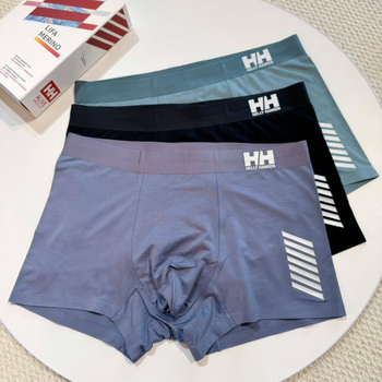 Boxeri din bumbac pentru bărbați, căptușeală internă antibacteriană, talie lată elastică, fără cusături, talie medie, respirabili