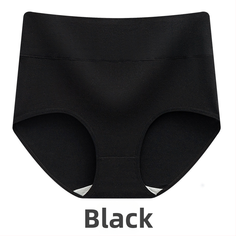 Aukštos juosmens moterų medvilninės kelnaitės – tamprus medvilnės audinys; medvilninė įdaila kirkšnies srityje; sėdmenų pakėlimas; kvėpuojančios; pilvo kontrolė