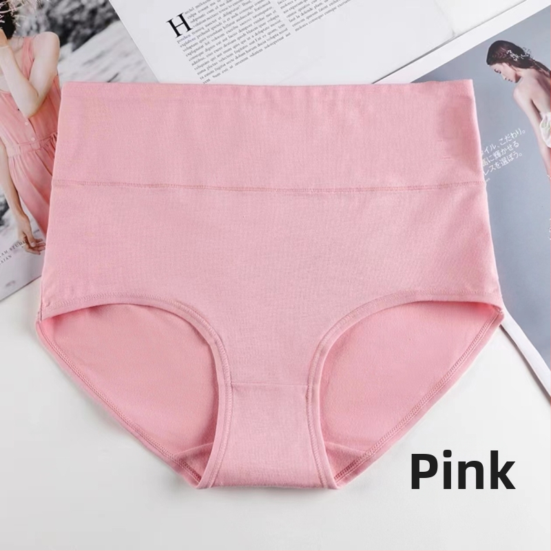 Aukštos juosmens moterų medvilninės kelnaitės – tamprus medvilnės audinys; medvilninė įdaila kirkšnies srityje; sėdmenų pakėlimas; kvėpuojančios; pilvo kontrolė