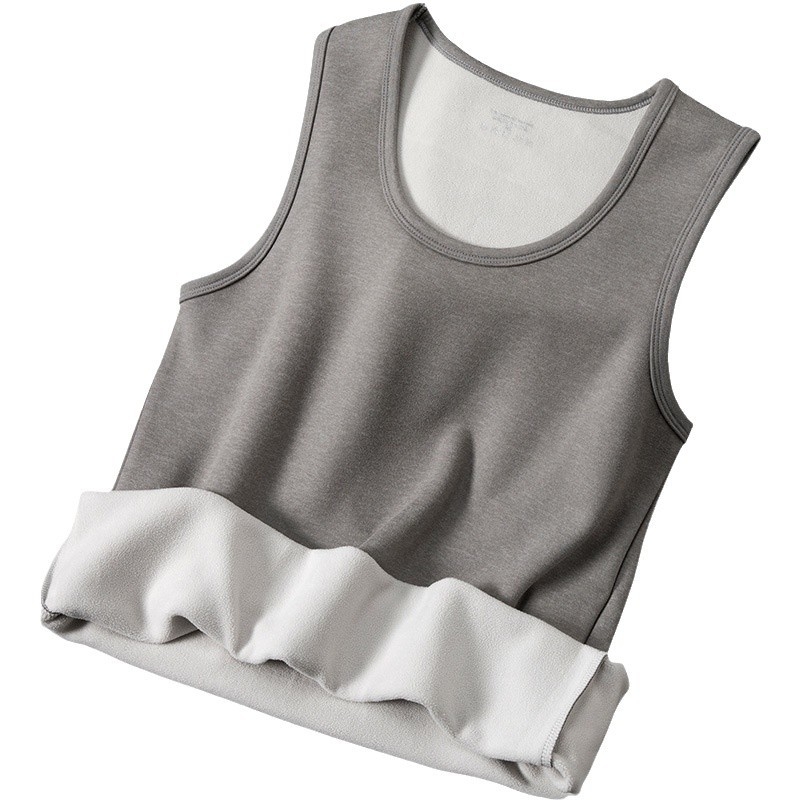 Polár belsővel ellátott sportmellény, szoros szabású, 90% poliészter, tél 2025, fiataloknak