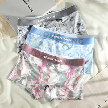 Ice Silk moterų boxer briefs, kvėpuojantys, antibakteriniai, vidutinio aukščio juosmuo, gaktos srities įdėklas iš viskozės