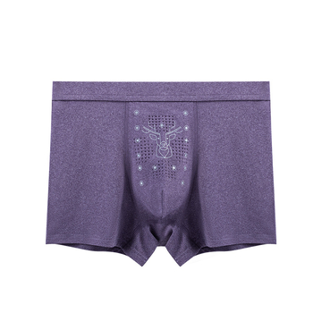 Chiloți de bărbați cu design 3D de buzunar masaj, respirabili și antibacterieni, poliester cat-ionic tricot, 90–95% poliester, talie medie, căptușeală în zona inghinală 95–100% bumbac