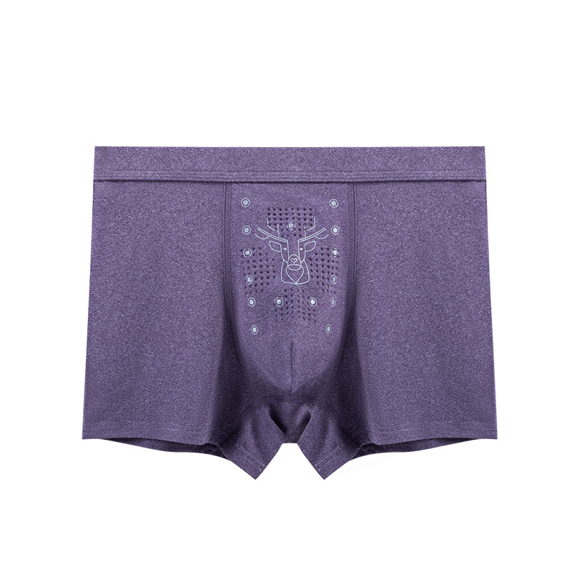 Chiloți de bărbați cu design 3D de buzunar masaj, respirabili și antibacterieni, poliester cat-ionic tricot, 90–95% poliester, talie medie, căptușeală în zona inghinală 95–100% bumbac