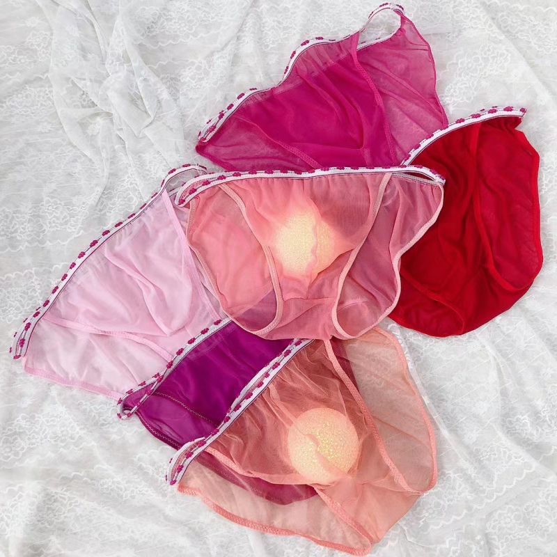 Vyrų nailoniniai kvėpuojantys tinkliniai apatiniai, žemas juosmuo, vienodas raštas, 11–20D siūlai