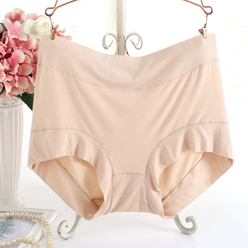 Modaliniai moterų apatinių drabužių su aukšta liemene, kvėpuojanti medžiaga, vienodasis raštas, tinkamas visoms sezonoms