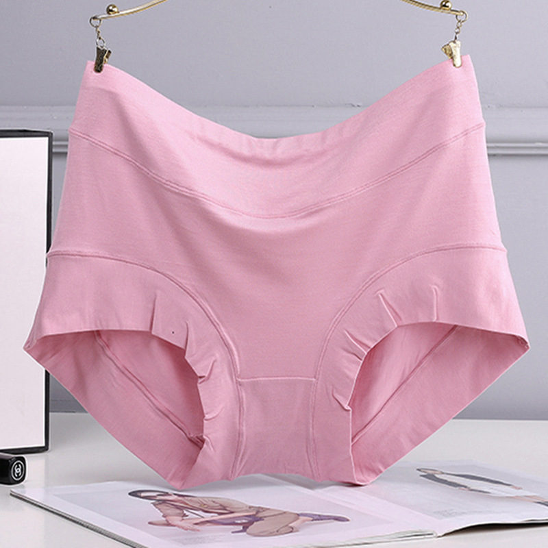 Modaliniai moterų apatinių drabužių su aukšta liemene, kvėpuojanti medžiaga, vienodasis raštas, tinkamas visoms sezonoms