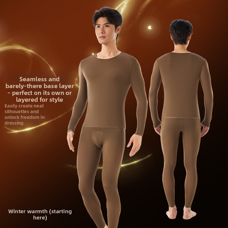 Pánska ultratenká nylonová základná vrstva, antistatická, pružná, udržiava teplo, tesný strih pre jeseň-zimu