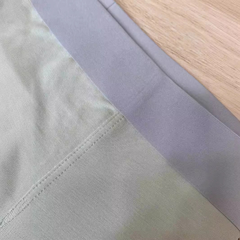 Vyrų tris dalių antibakterinis bokserių komplektas, kvėpuojantis nailonas, kirkšnies įdėklas iš viskozės, vidutinio aukščio juosta, vientisas raštas