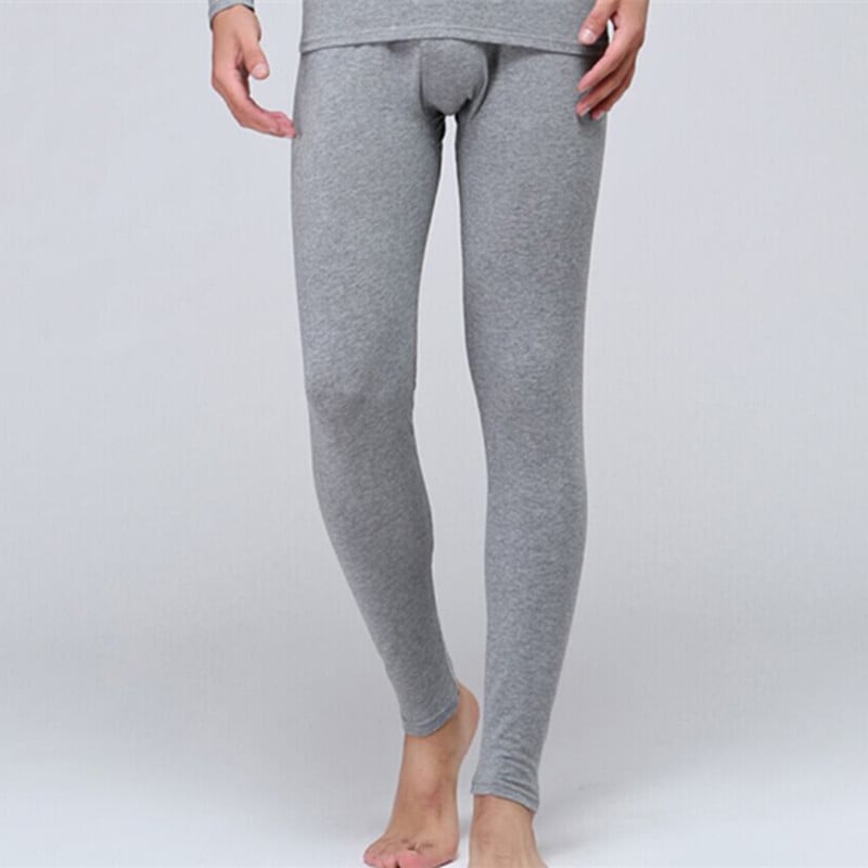 Vyrų terminės kelnės iš medvilnės su Lycra, 95% medvilnė, 5% elastanas, kulkšnies ilgio, vidutinio juosmens, laisvas kirpimas, išlaiko šilumą