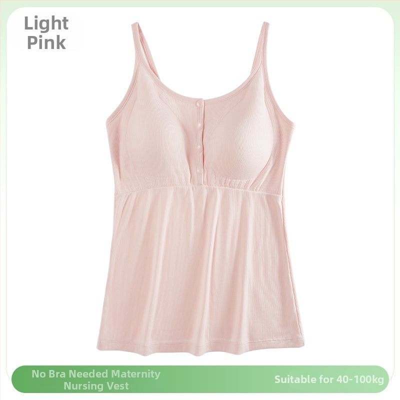 Νυχτερινό τοπ εγκύων για θηλασμό, V-λαιμό, χωρίς μανίκια, με ιμάντες στους ώμους, άνοιγμα θηλασμού, 50–70% βισκόζη