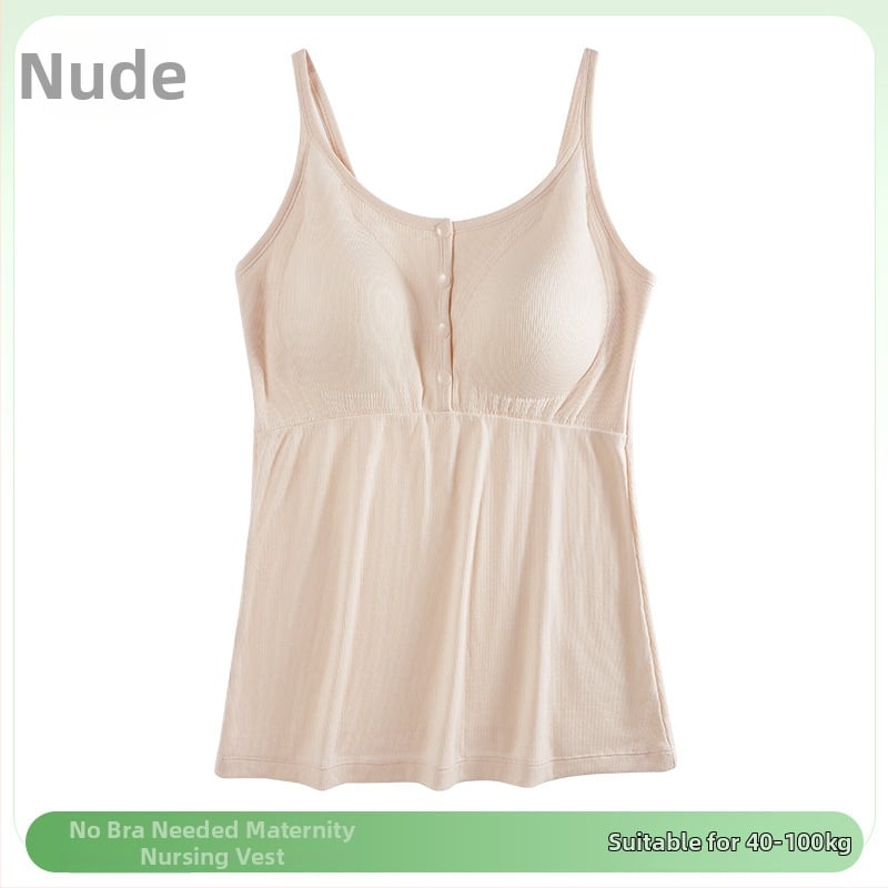 Νυχτερινό τοπ εγκύων για θηλασμό, V-λαιμό, χωρίς μανίκια, με ιμάντες στους ώμους, άνοιγμα θηλασμού, 50–70% βισκόζη