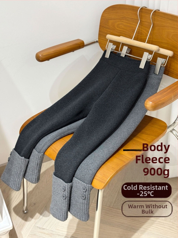 Mergaitei žieminiai medvilnės mišinio veliūro pūkuotų leginsų, 93% medvilnė, vidurinės juosmens, pilnas ilgis, elastinė juosta, anti‑statiniai, 3–8 metų