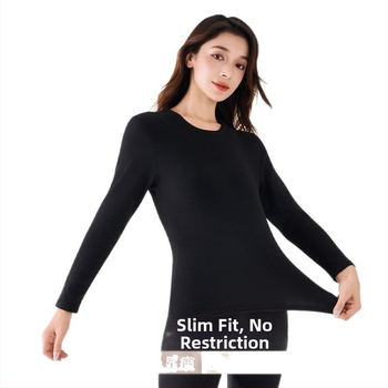 Ziemas vilnas un zīda termo apģērbu komplekts ar pašsildējošu plāksteri, vīriešiem un sievietēm, ārkārtīgi biezs audums