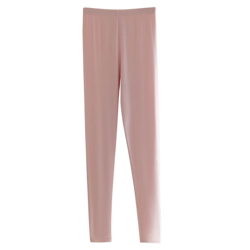 Ženske tanke leggings od modala, duljina 9/10, topli osnovni sloj za proljeće i jesen
