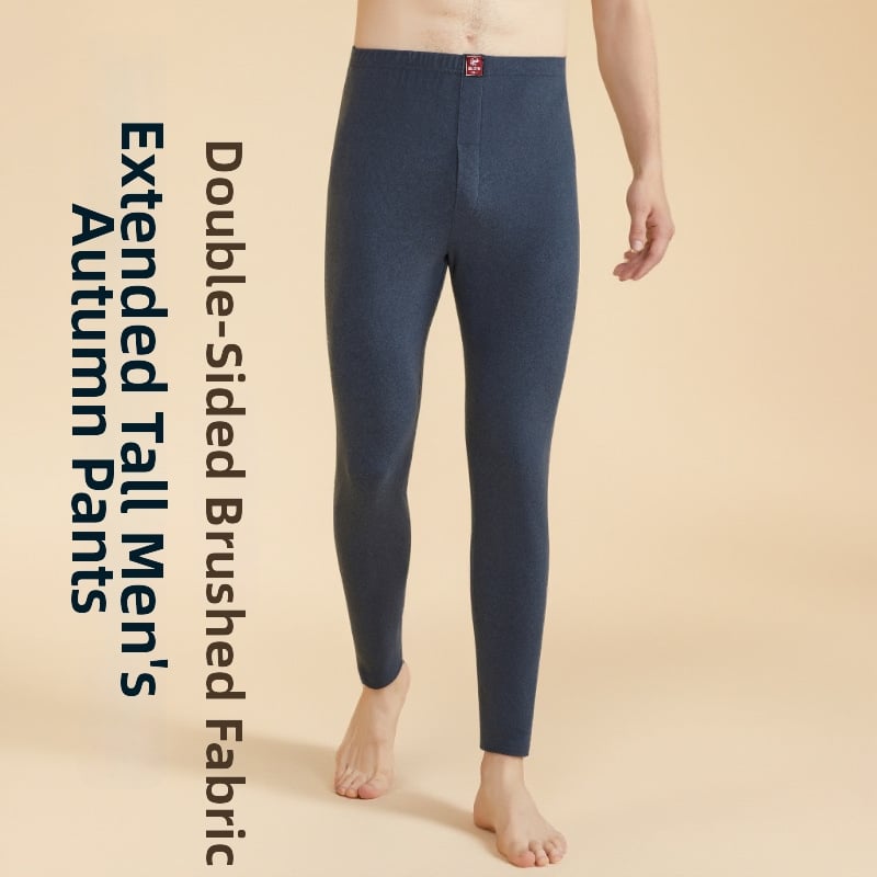 Vīriešu termo bikses ar augstu jostu, elastīgas, bieza akrila auduma, vienas kārtas, 201-250 g/m2